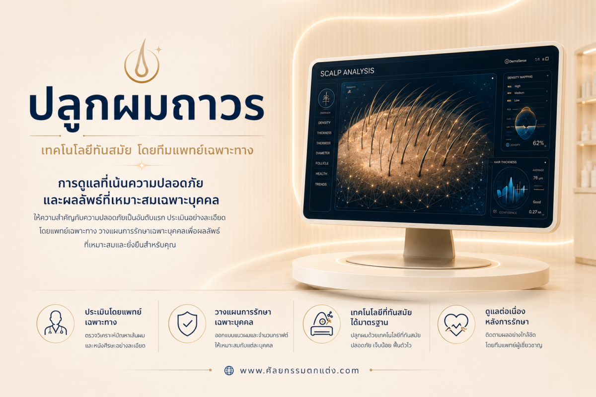 ปลูกผมถาวร ราคา