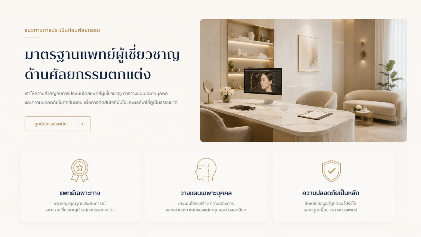 ช่วยแนะนำหมอศัลยกรรม