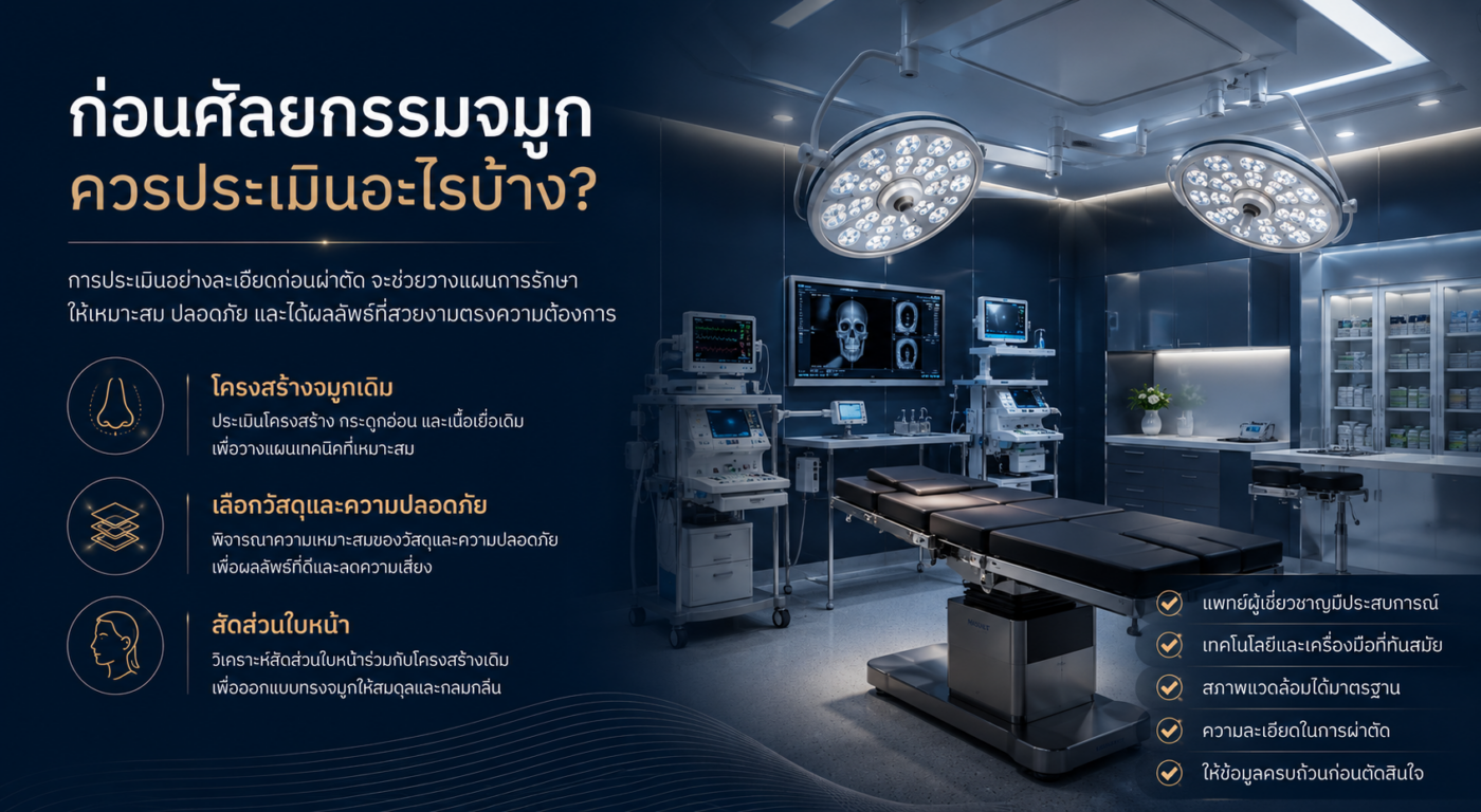 เสริมจมูก ที่ไหน ดี ราคาไม่แพง
