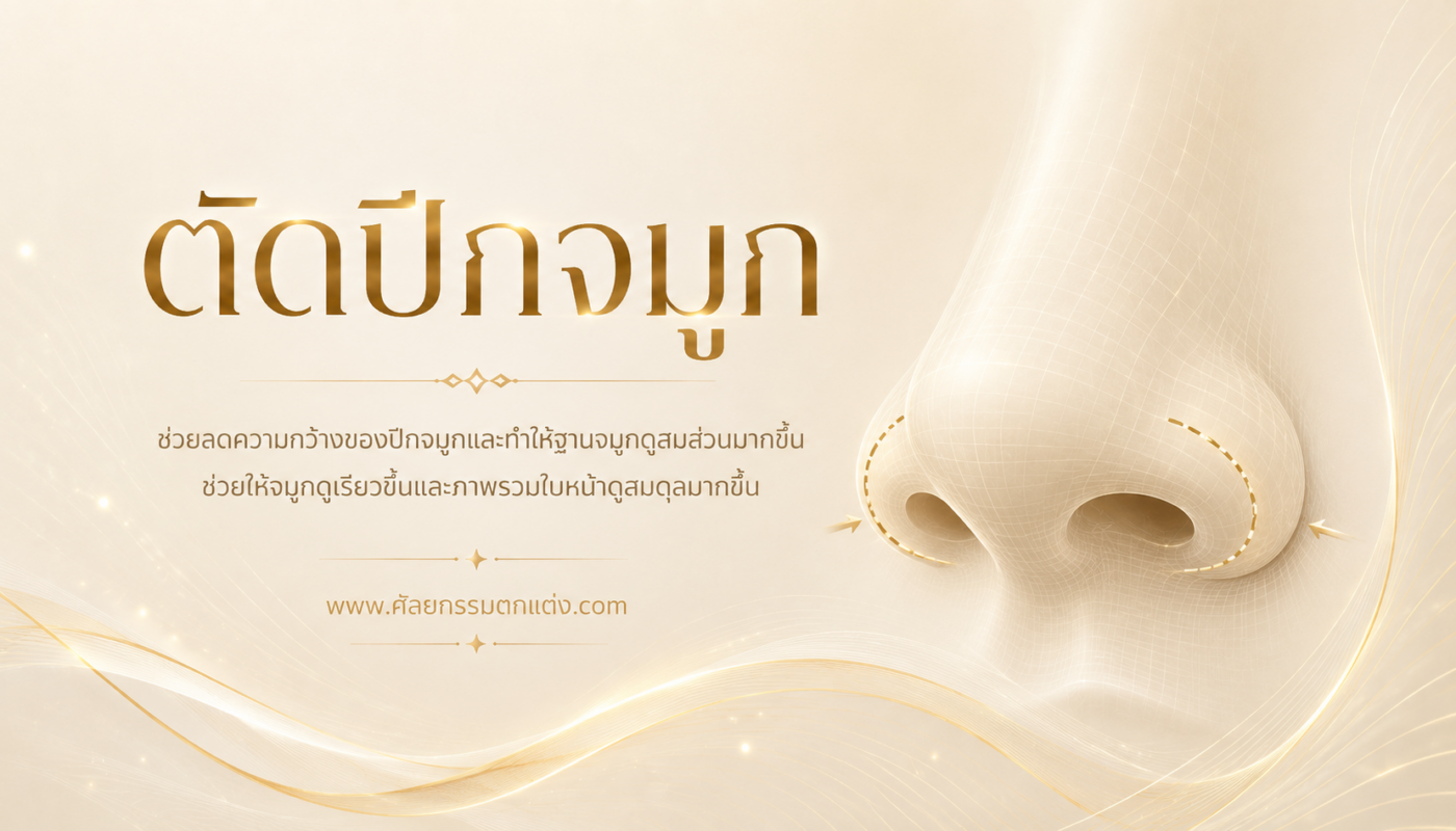 ตัดปีกจมูก ราคา