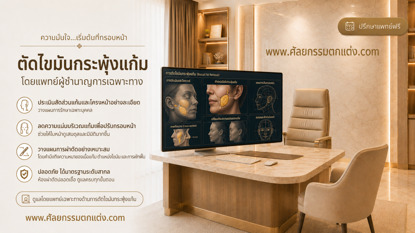 ตัดไขมันกระพุงแก้มที่ไหนดี