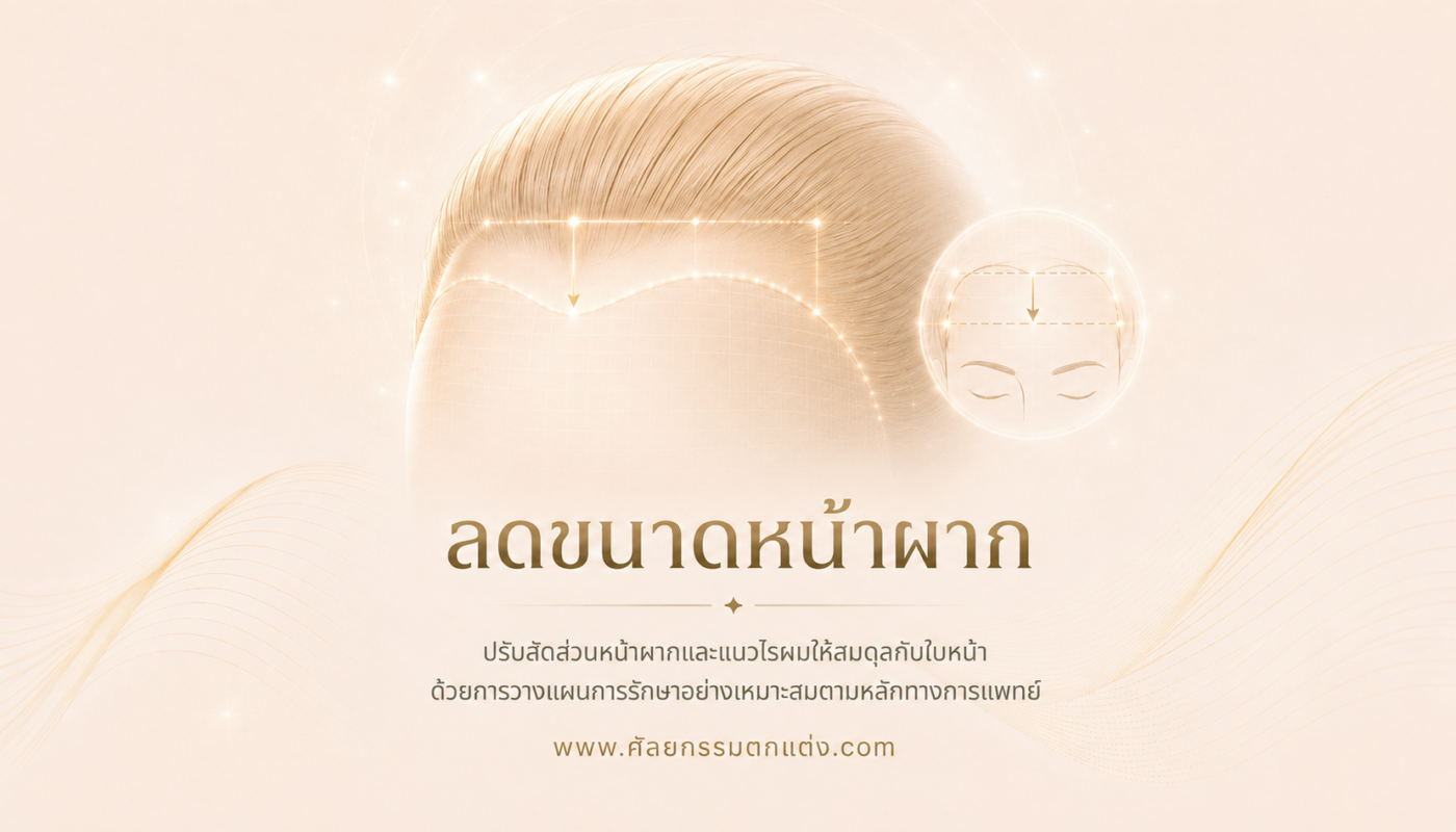ผ่าตัด ลดขนาดหน้าผาก ที่ไหน ดี