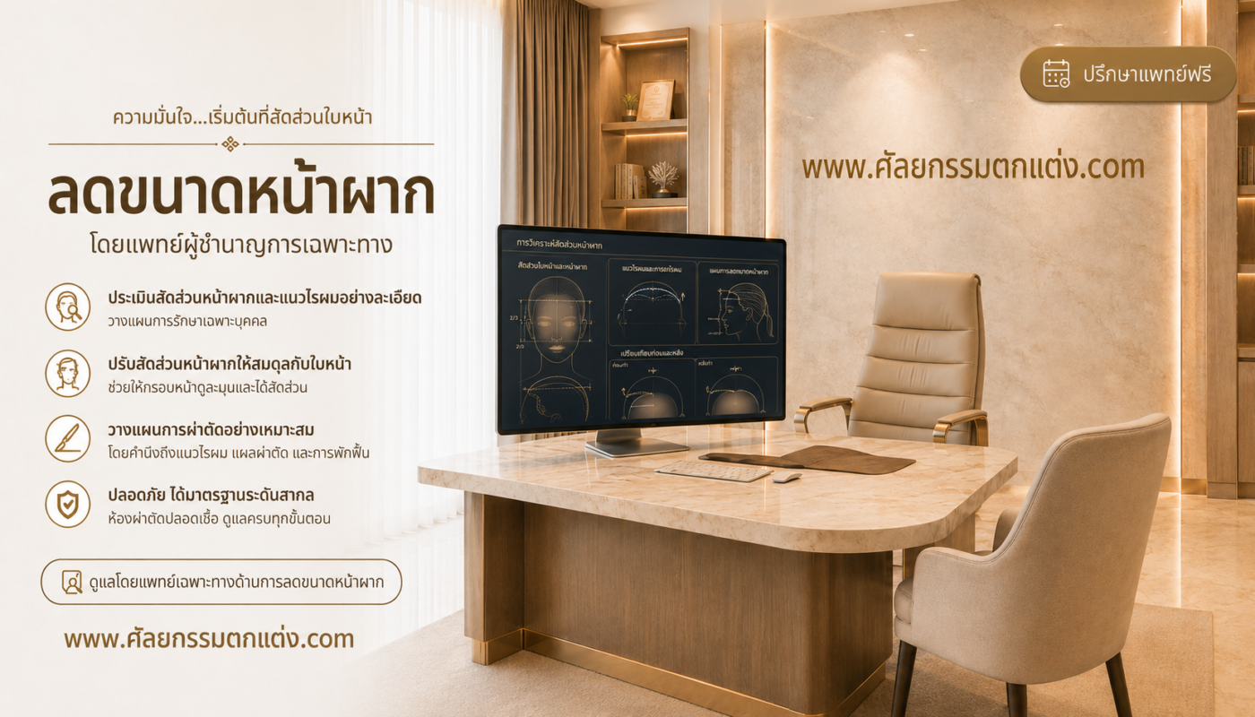 ลดขนาดหน้าผาก ราคา
