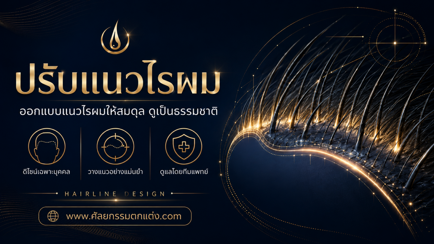 ศัลยกรรมปรับแนวไรผม ราคา