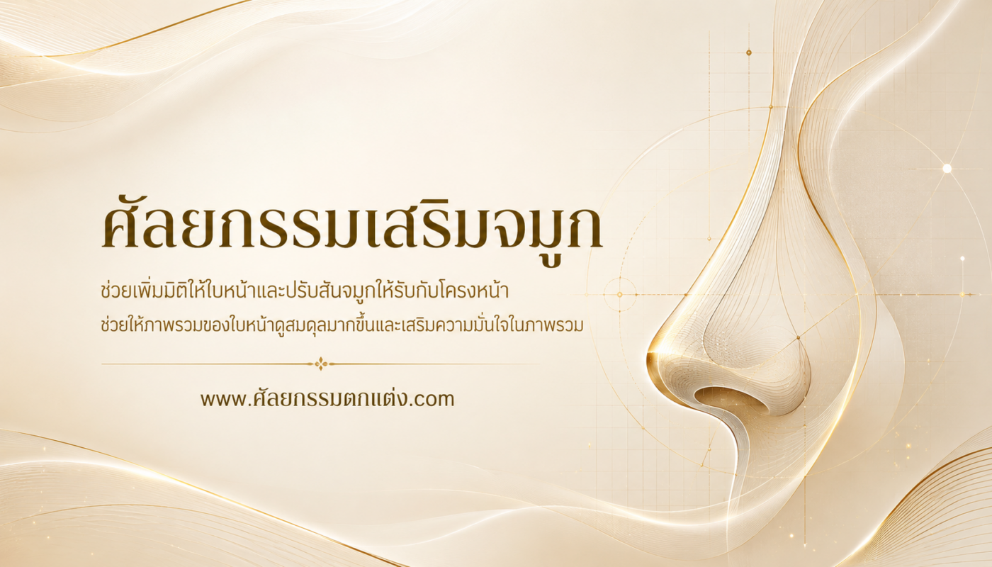 หมอ ศัลยกรรมจมูกที่ดีที่สุด
