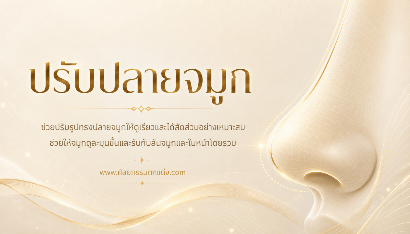 แก้ ปลาย จมูก ใหญ่ ราคา
