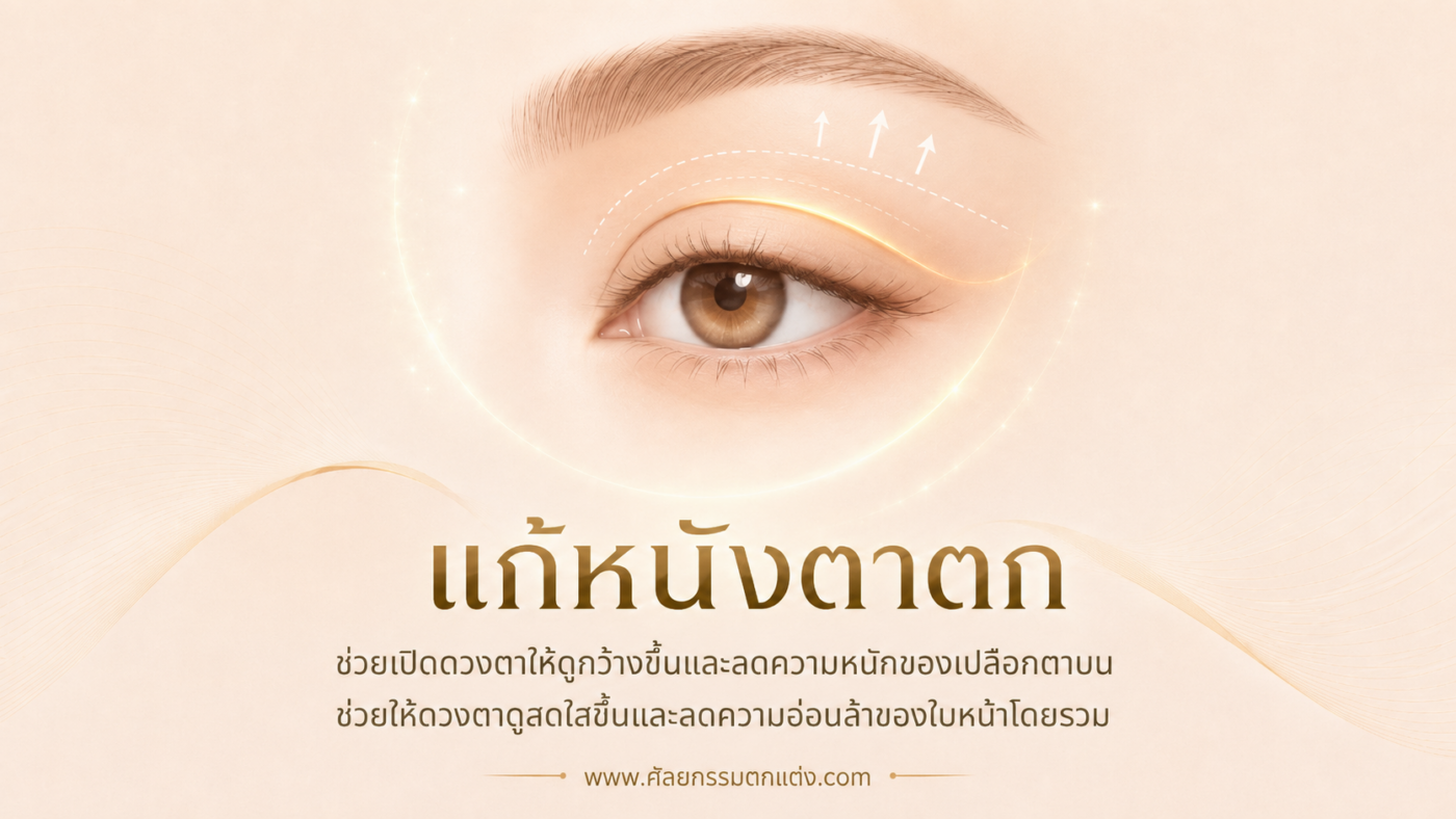 แก้หนังตาตก ราคา